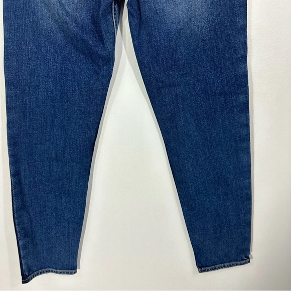 NWT Silver Jeans Vintage Slim Mid Rise Dark Wash Tuxedo Stripe Jeans - Picture 9 of 13